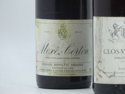 LOT DE 3 BOURGOGNES 
1 bottle of CLOS VOUGEOT,...