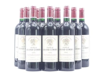 12 bouteilles de SAINT EMILION GRAND CRU...