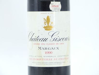 1 bouteille de MARGAUX, 1990, Château GISCOURS....