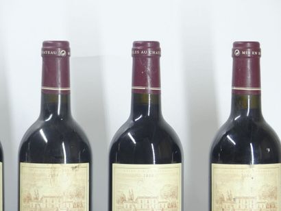 6 bouteilles de GRAVES, 2000 ,RESERVE D'O...