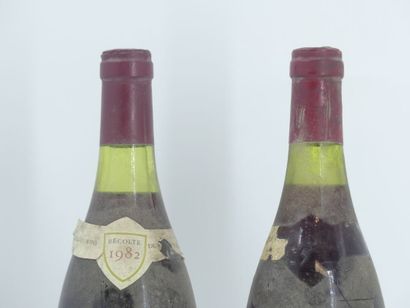 2 CHAMBOLLE MUSIGNY 1982.
2 bottles of CHAMBOLLE...