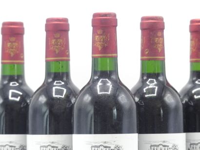 5 bouteilles de SAINT EMILION GC 1998 CHÂTEAU...