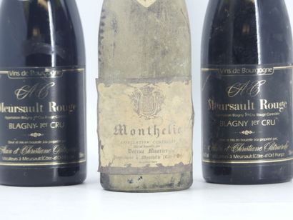 2 bouteilles de MEURSAULT ROUGE 1er CRU 