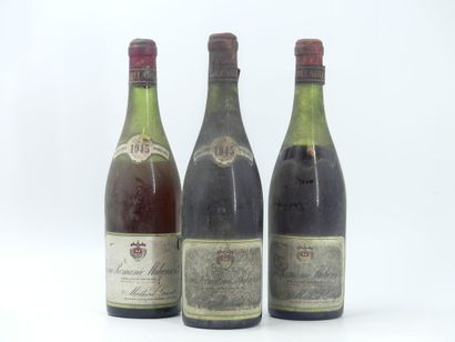 3 VOSNE MALCONSORT 1945
3 bottles of VOSNE...