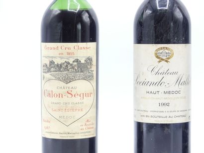 1 bouteille de SAINT ESTEPHE 1998 LA DAME...