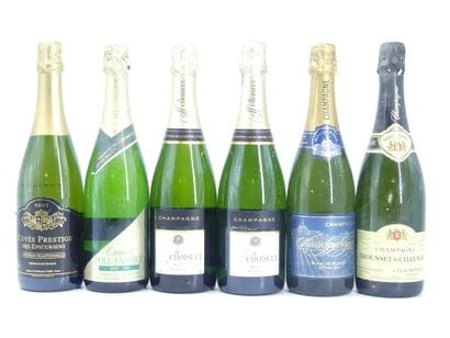1 bouteille de CHAMPAGNE, SAINTGYBRYEN

2...