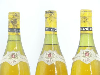 3 bouteilles de MEURSAULT CHARMES, 1985,...