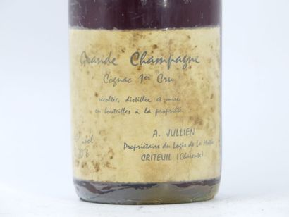 1 bouteilles de GRANDE FINE CHAMPAGNE, COGNAC...
