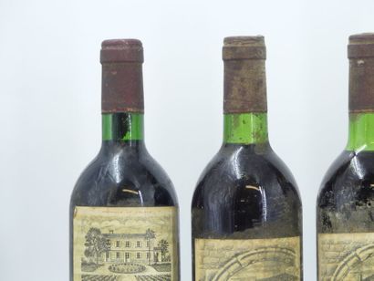 5 BORDEAUX ET 1 MONBAZILLAC
2 bouteilles...