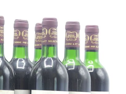 9 bouteilles de MARGAUX GCCL 1986 CHÂTEAU...