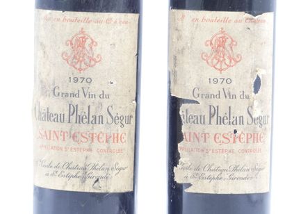 2 bouteilles de SAINT ESTEPHE 1970 CHÂTEAU...