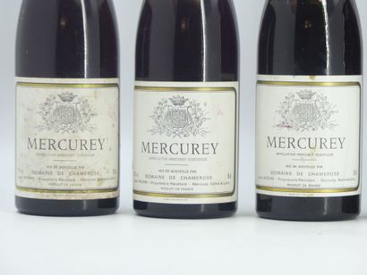 6 MERCUREY 1985 et 1986 DOMAINE DE CHAMROSE
4...