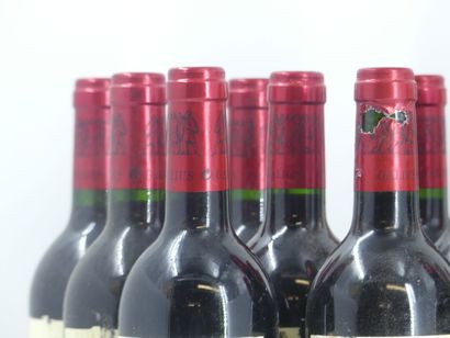 12 GALIUS 2001
12 bouteilles de ST EMILION,...
