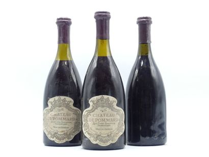 3 bouteille de POMMARD 1976 CHÂTEAU DE POMMARD....