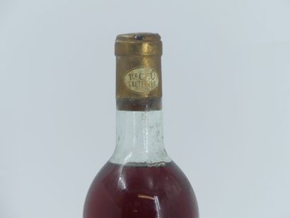 1 CHATEAU RABAUD PROMIS 1969
1 bouteille...
