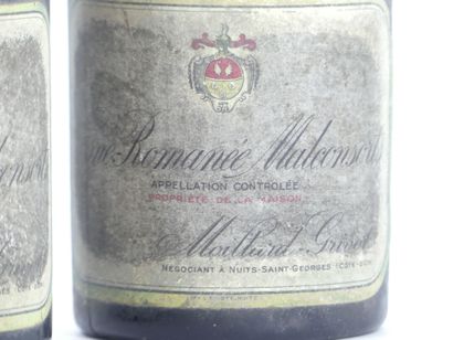 3 VOSNE MALCONSORT 1945
3 bottles of VOSNE...