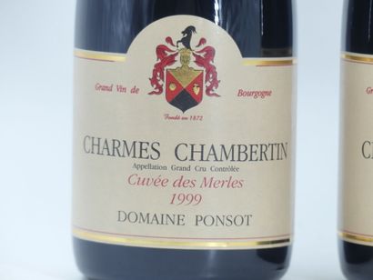 2 BOURGOGNES PONSOT 1999
1 bottle of CLOS...