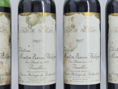 6 CHATEAU MOUTON BARON PHILIPPE 1972
6 bouteilles...