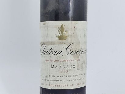 1 CHATEAU GISCOURS 1970
1 bouteille de MARGAUX,...
