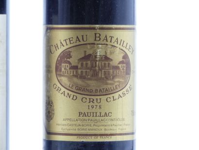 3 BORDEAUX
1 bouteille de PAUILLAC 1978 CHÂTEAU...