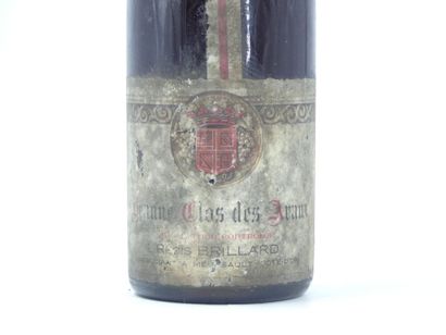 1 bouteille de BEAUNE CLOS DES AVAUX, 1948,...
