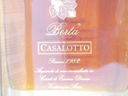 1 BERTA CASALOTTO 1982
1 bouteille de BERTA...