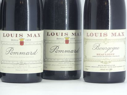 6 BOURGOGNES LOUIS MAX
5 bottles of POMMARD,...