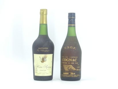 2 COGNAC
1 bouteille de COGNAC, V.S.O.P,...