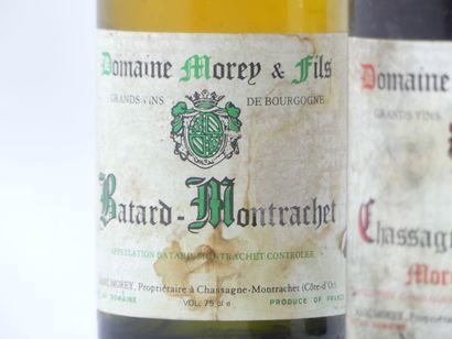 3 BOURGOGNE MOREY 
1 bouteille de CHASSAGNE...
