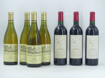 4 bouteilles de VOUVRAY 2001 CHÂTEAU GAUDRELLE.

3...