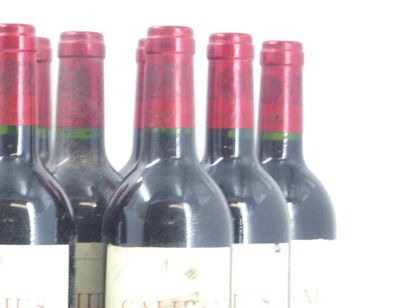 12 GALIUS 2001
12 bouteilles de ST EMILION,...