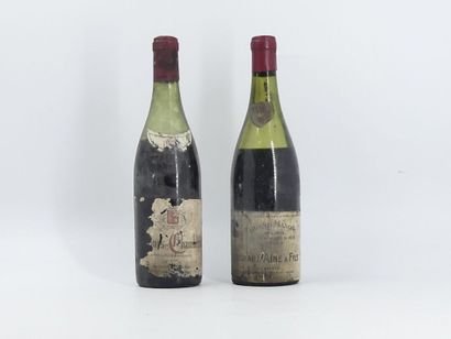 2 BOURGOGNES
1 bottle of CHARMES CHAMBERTIN,...