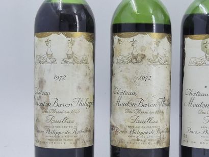 6 CHATEAU MOUTON BARON PHILIPPE 1972
6 bouteilles...