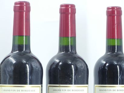 5 bouteilles de SAINT EMILION 2013 GRAND...