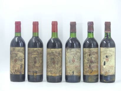 6 bouteilles de SAINT EMILION GRAND CRU,...