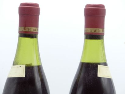 2 bottles of ECHEZEAUX 1982 BRUNO DESAUNAUX....