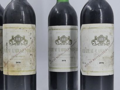 6 CHATEAU LAROSE MASCARD 1978
6 bouteilles...