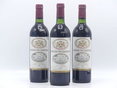 3 bouteilles de HAUT MEDOC GRAND CRU CLASSE...