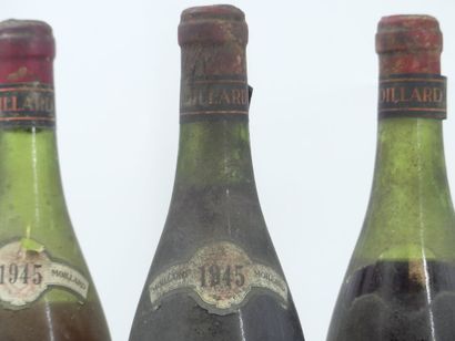 3 VOSNE MALCONSORT 1945
3 bottles of VOSNE...