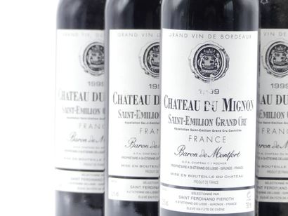6 bouteilles de SAINT EMILION GC 1999 CHÂTEAU...