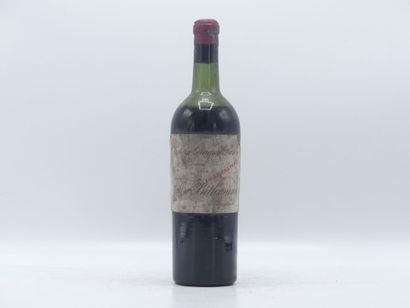 1 bouteille de SAINT ESTEPHE 1918 CHÂTEAU...