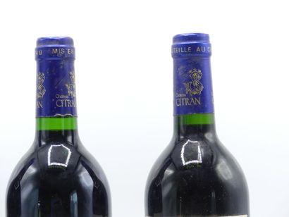 3 bouteilles de HAUT MEDOC 1995 CHÂTEAU CITRAN.





Sur...