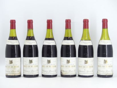 6 CLOS DES MOUCHES 1982 CHANSON
6 bouteilles...
