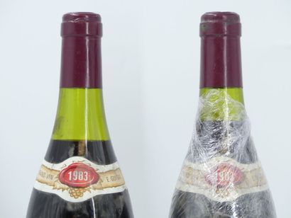 2 bouteille d'HERMITAGE, 1983, E. GUIGAL....