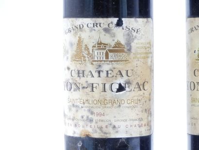 2 bouteille de SAINT EMILION GCCL 1994 CHÂTEAU...
