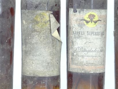 6 bouteilles de DANGLADE & FILS. Étiquettes...
