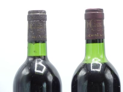 4 bouteilles de SAINT EMILION GRAND CRU 1981...