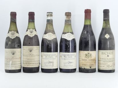 LOT 6 BOUTEILLES
1 bouteille de CROZES HERMITAGE,...
