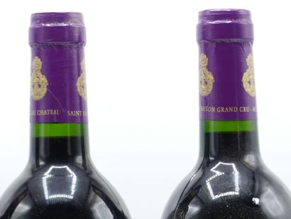 3 bouteilles de SAINT EMILION GC 2003 CHÂTEAU...