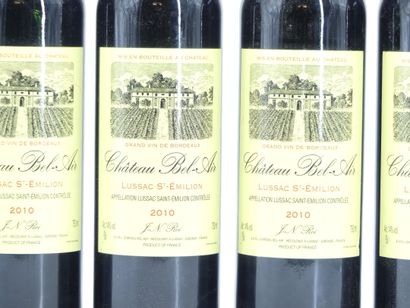 6 bouteilles de LUSSAC SAINT EMILION, 2010,...